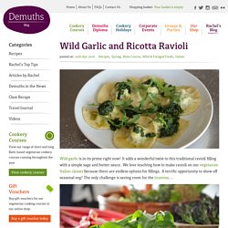 Wild Garlic and Ricotta Ravioli