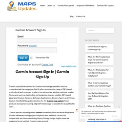 Garmin Account Sign In