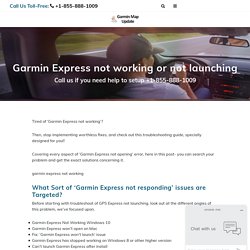 Garmin Express Not Working Windows and Mac