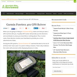 Garmin Foretrex 401 GPS Reivew