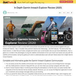 In-Depth Garmin Inreach Explorer Review (2020)