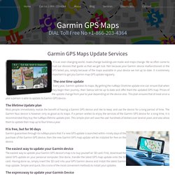Garmin gps updates 1-866-203-4364