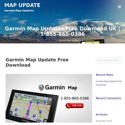 Garmin Map Updates Free Download UK