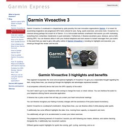 Garmin Vivoactive 3 - Garmin Express