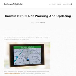 No Map Found On Garmin