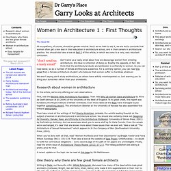 Women in Architecture