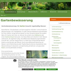 Gartenbewässerung