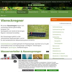 Viereckregner - Rasensprenger - Gartenbewässerung