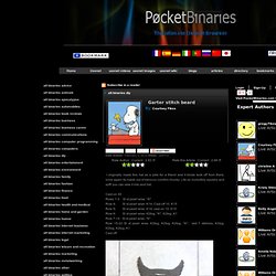 Garter stitch beard - Usenet Articles - Free Usenet,Usenet Search