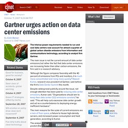 Gartner urges action on data center emissions