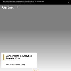 Gartner Data & Analytics Summit 2019