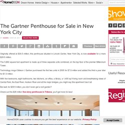 The Gartner Penthouse for Sale in New York City