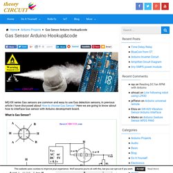 Gas Sensor Arduino Hookup&code