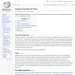 Gaspar Castaño de Sosa - Wikipedia
