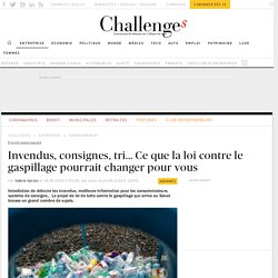 Ce que la loi contre le gaspillage pourrait changer