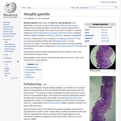 Atrophic gastritis