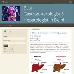 4 Most Common Liver Problems in the World