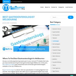 best gastroenterologist melbourne