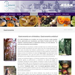 Gastronomía en Al-Andalus - Gastronomía andalusí