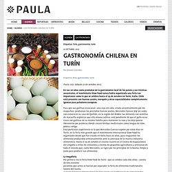 Gastronomía chilena en Turín » Tendencias