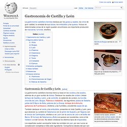 Gastronomía de Castilla y León