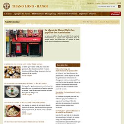 Gastronomie -- Millénaire de Thang Long-Hanoi (VietNamPlus)