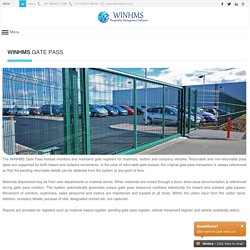 WINHMS - Gate Pass Management System