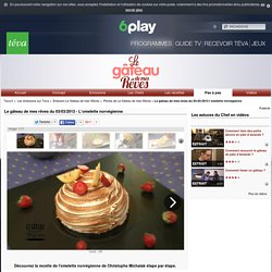 Le gâteau de mes rêves du 03/03/2013 - L'omelette norvégienne Le Gâteau de mes Rêves Téva