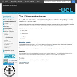 Gateways Conferences
