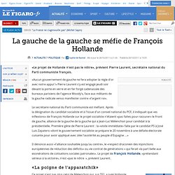 Politique : La gauche de la gauche se méfie de François Hollande
