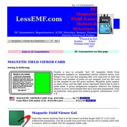 Gaussmeters for Measuring Magnetic Fields