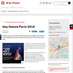 Gay Games Paris 2018
