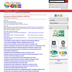 Gay Morocco News & Reports 2002-08