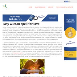 gaylovespell - Easy wiccan spell for love