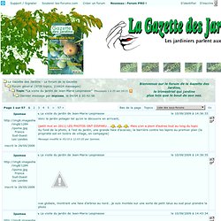 Le forum de la Gazette - Topic "La visite du jardin de Jean-Marie Lespinasse"