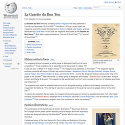 La Gazette du Bon Ton