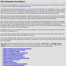 GCC Command-Line Options