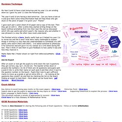 GCSE Revision