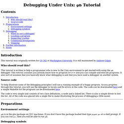 gdb Tutorial