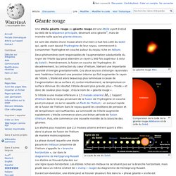 Géante rouge (Wikipedia)