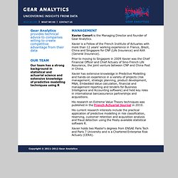 Gear Analytics - Who we are