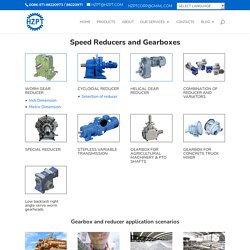 Speed Reducer & Gearboxes Manufacturer, Supplier, Exporter