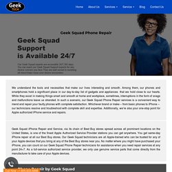 Geek squad phone repair