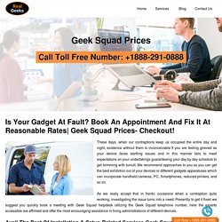 Geek Squad Prices