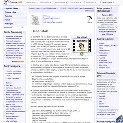 GeeXBoX - LiveCD GNU/Linux