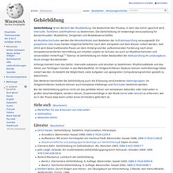 Gehörbildung