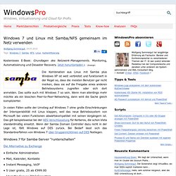 Windows 7 und Linux mit Samba/NFS gemeinsam im Netz verwenden