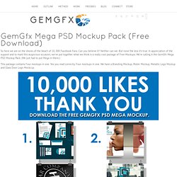 Mega PSD Mockup Pack (Free Download)