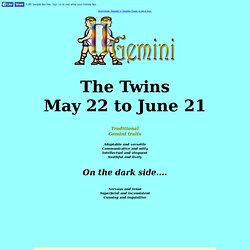 Gemini Information, complete information on this zodiac sun sign.