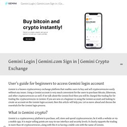 Gemini Crypto Exchange